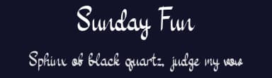 Sunday Fun by Rangkai Aksara — Script Handwritten Font — thumbnail 2