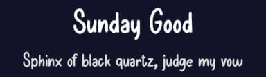 Sunday Good by Studio Hello Good — Script Handwritten Font — thumbnail 2