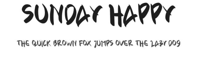 Sunday Happy by Arif Studios — Script Handwritten Font
