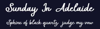 Sunday In Adelaide by ReyreyBlue — Script Handwritten Font — thumbnail 2