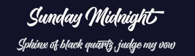 Sunday Midnight by Subectype & Orenari — Script Handwritten Font — thumbnail 2