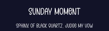 Sunday Moment by Andi Moz — Script Handwritten Font — thumbnail 2
