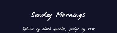 Sunday Mornings by Zansari — Script Handwritten Font — thumbnail 2
