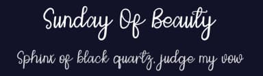 Sunday Of Beauty by Inermedia Studio — Script Handwritten Font — thumbnail 2