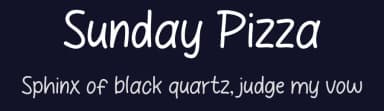 Sunday Pizza by Khurasan — Script Handwritten Font — thumbnail 2