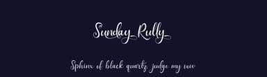 Sunday Rully by Gilar Studio — Script Handwritten Font — thumbnail 2
