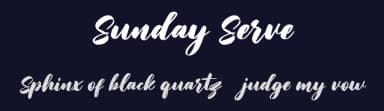Sunday Serve by Maulana Creative — Script Handwritten Font — thumbnail 2