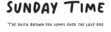 Sunday Time by Excellent Ritma Florendia — Script Handwritten Font — thumbnail 1