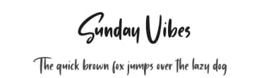 Sunday Vibes by Sronstudio — Script Handwritten Font — thumbnail 1