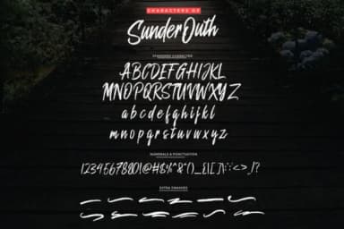 Sunder Outh Font by indotitas — Script Handwritten Font — thumbnail 8