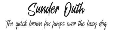 Sunder Outh by Indotitas Squad — Script Handwritten Font — thumbnail 1