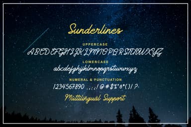 Sunderlines Font by JavaPep — Script Handwritten Font — thumbnail 9