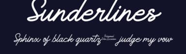 Sunderlines by Java Pep — Script Handwritten Font — thumbnail 2