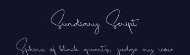 Sundiary Script by Abo Daniel Studio — Script Handwritten Font — thumbnail 2