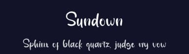 Sundown by Vztype Studio — Script Handwritten Font — thumbnail 2
