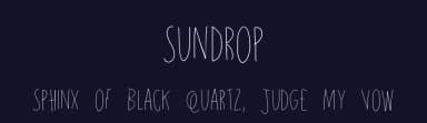 Sundrop by Geronimo Font Studios — Script Handwritten Font — thumbnail 2