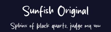 Sunfish Original by MJType — Script Handwritten Font — thumbnail 2