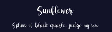 Sunflower by FreshtypeINK — Script Handwritten Font — thumbnail 2