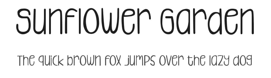 Sunflower Garden by Tigadestd — Script Handwritten Font