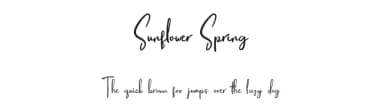 Sunflower Spring by twinletter — Script Handwritten Font — thumbnail 1