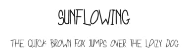Sunflowing by SSI.Scraps — Script Handwritten Font — thumbnail 1