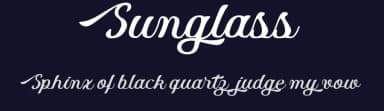 Sunglass by Guaraldo Fonts — Script Handwritten Font — thumbnail 2