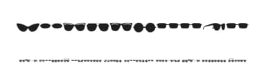 Sunglasses by Woodcutter — Dingbats Font — thumbnail 1