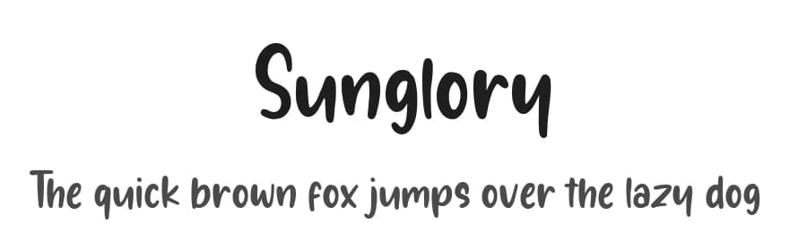 Sunglory by Balpirick Studio — Script Handwritten Font