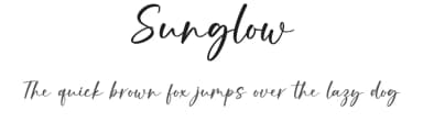 Sunglow by Graphix Line Studio — Script Handwritten Font — thumbnail 1