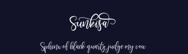 Sunkisa by Gilar Studio — Script Handwritten Font — thumbnail 2