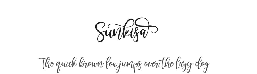 Sunkisa by Gilar Studio — Script Handwritten Font