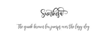 Sunkisa by Gilar Studio — Script Handwritten Font — thumbnail 1