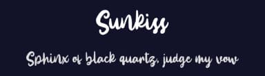 Sunkiss by Garisman Studio — Script Handwritten Font — thumbnail 2