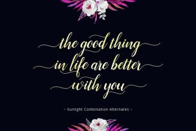 Sunlight Font by Unicode Studio — Script Handwritten Font — thumbnail 7