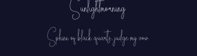 Sunlightmorning by Andi Moz — Script Handwritten Font — thumbnail 2