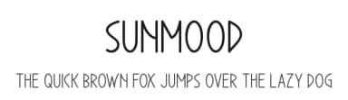 Sunmood by Md Shohail Bhuian — Script Handwritten Font — thumbnail 1