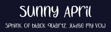 Sunny April by Misti's Fonts — Script Handwritten Font — thumbnail 2