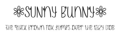 Sunny Bunny by Allouse Studio — Script Handwritten Font — thumbnail 1