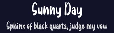 Sunny Day by Ainun Jinan — Script Handwritten Font — thumbnail 2