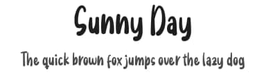 Sunny Day by Ainun Jinan — Script Handwritten Font — thumbnail 1