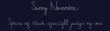 Sunny November by Edric Studio — Script Handwritten Font — thumbnail 2