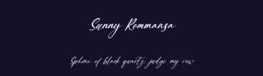 Sunny Rommansa by Kong Font — Script Handwritten Font — thumbnail 2