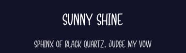 Sunny Shine by Andi Moz — Script Handwritten Font — thumbnail 2