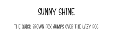 Sunny Shine by Andi Moz — Script Handwritten Font — thumbnail 1
