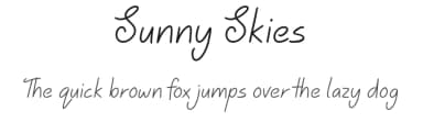 Sunny Skies by JSH creates — Script Handwritten Font — thumbnail 1