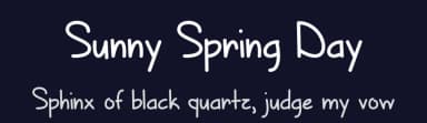 Sunny Spring Day by Misti's Fonts — Script Handwritten Font — thumbnail 2