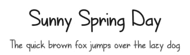 Sunny Spring Day by Misti's Fonts — Script Handwritten Font — thumbnail 1