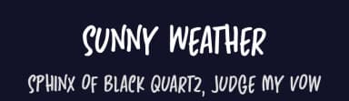 Sunny Weather by Hanoded — Script Handwritten Font — thumbnail 2
