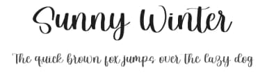 Sunny Winter by FreshtypeINK — Script Handwritten Font — thumbnail 1
