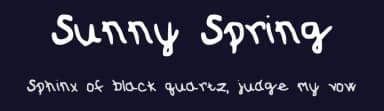 Sunny Spring by Sapphire Starr — Script Handwritten Font — thumbnail 2